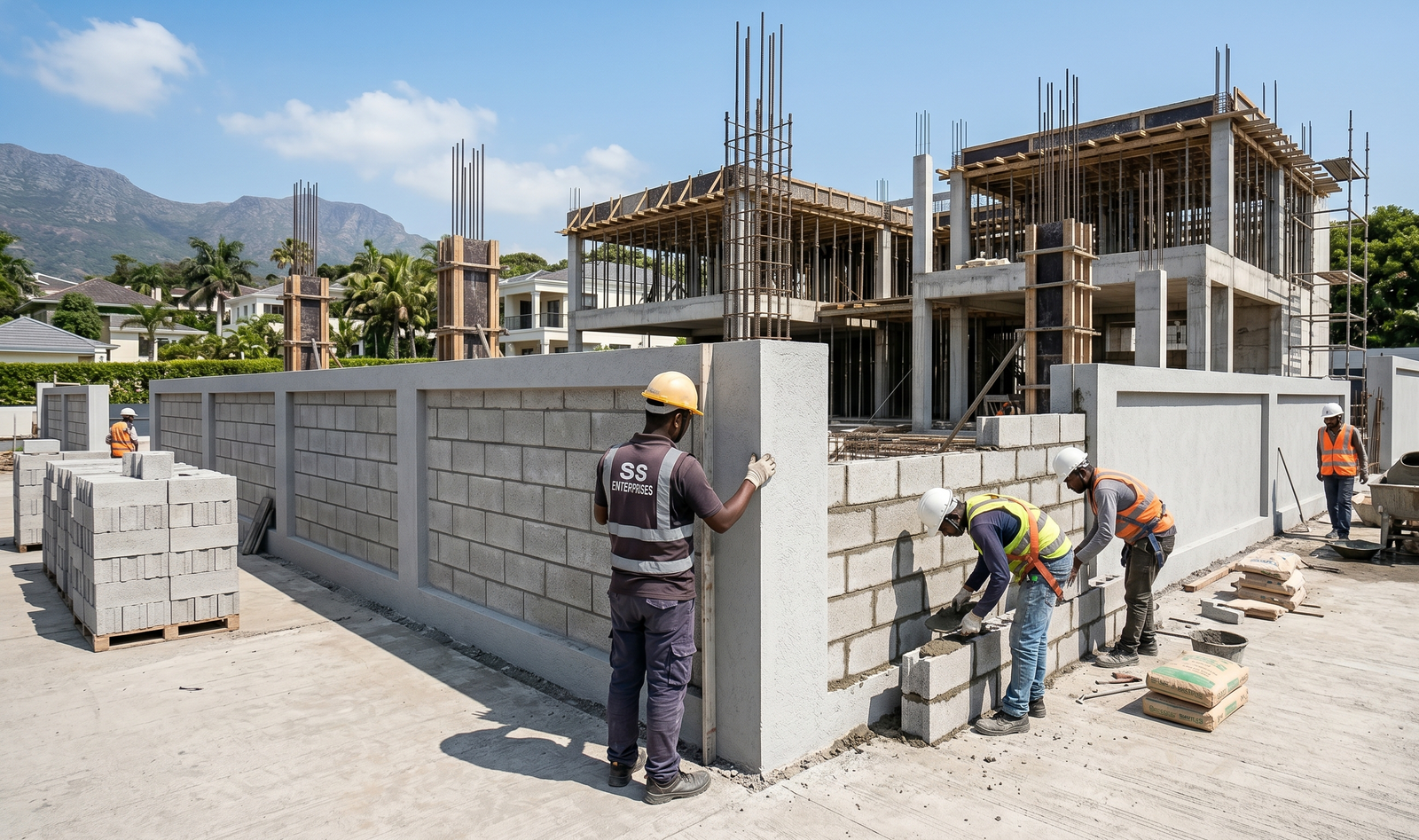 Compound Wall Construction